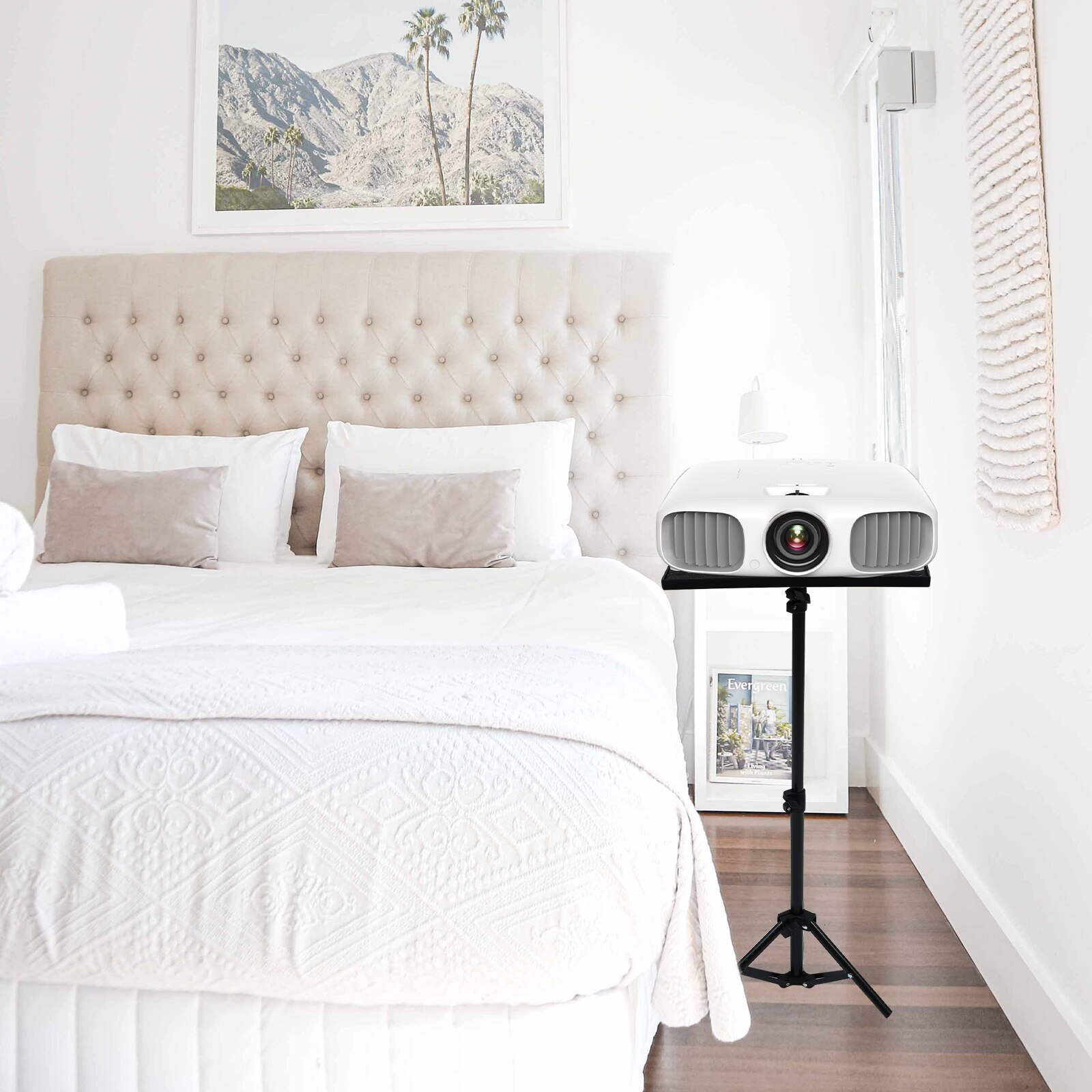 Projector Table 1.2m Adjustable Projector Tripod Book Stand Foldable Bracket