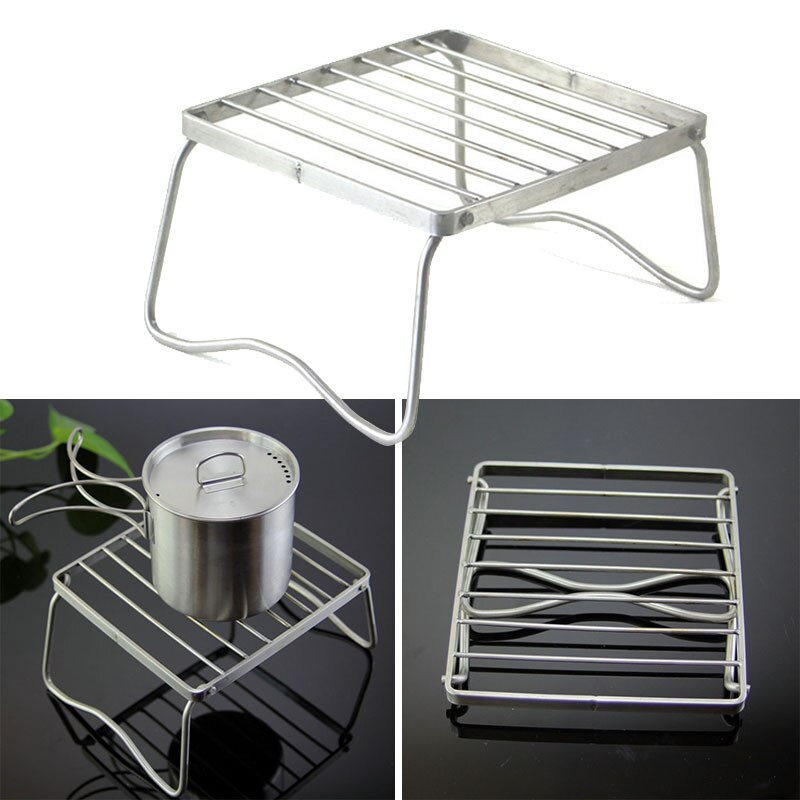 Portable Mini BBQ Grill Tools Kitchen Accessories Stainless Steel Folding Barbecue Grill For Outdoor Garden Camping Home Park