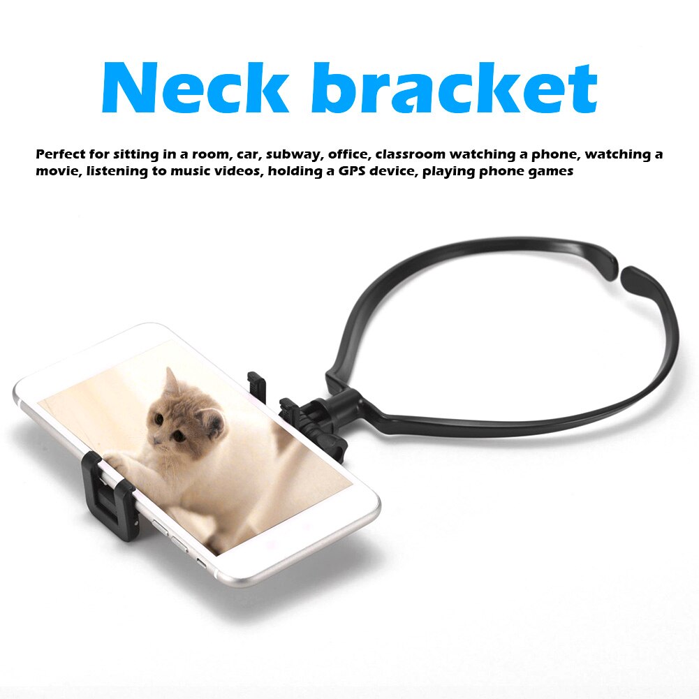Neck Phone Holder POV Photographing Vlog Selfie Wearable Phone Mount Stand Wearable Photographing Video Recording Selfie