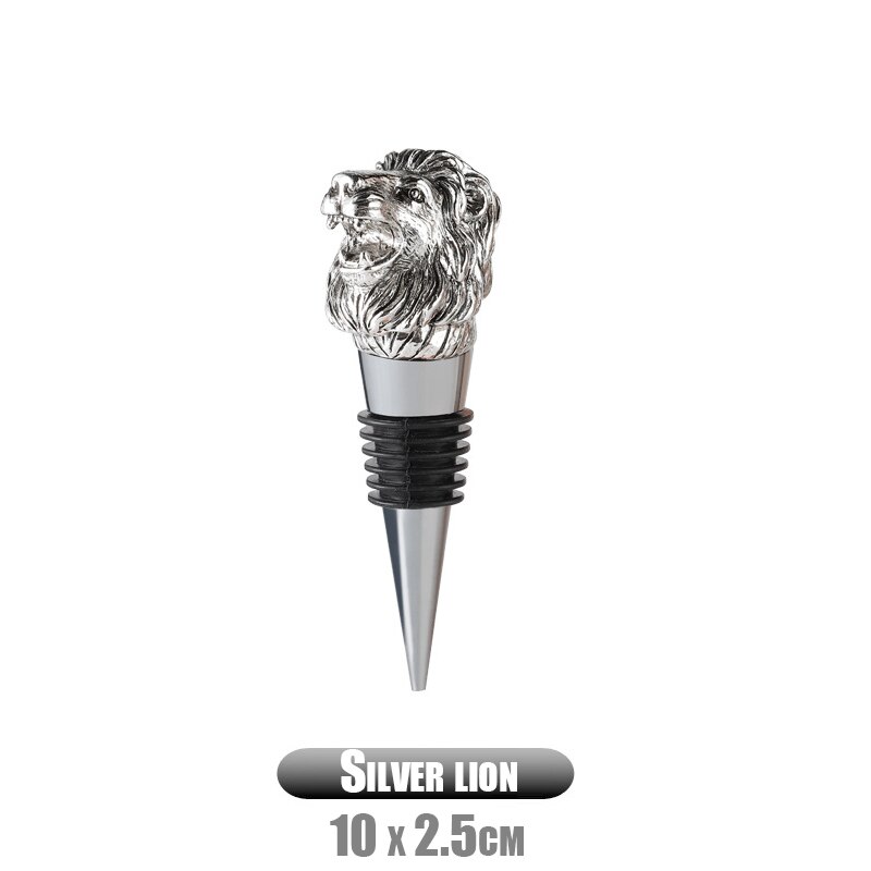 1Pcs Zinc Alloy Wine Bottle Stopper Deer Pegasus Swan Lion Champagne Stopper Vacuum Sealed Wine Cork Kitchen Bar Accessories: 4