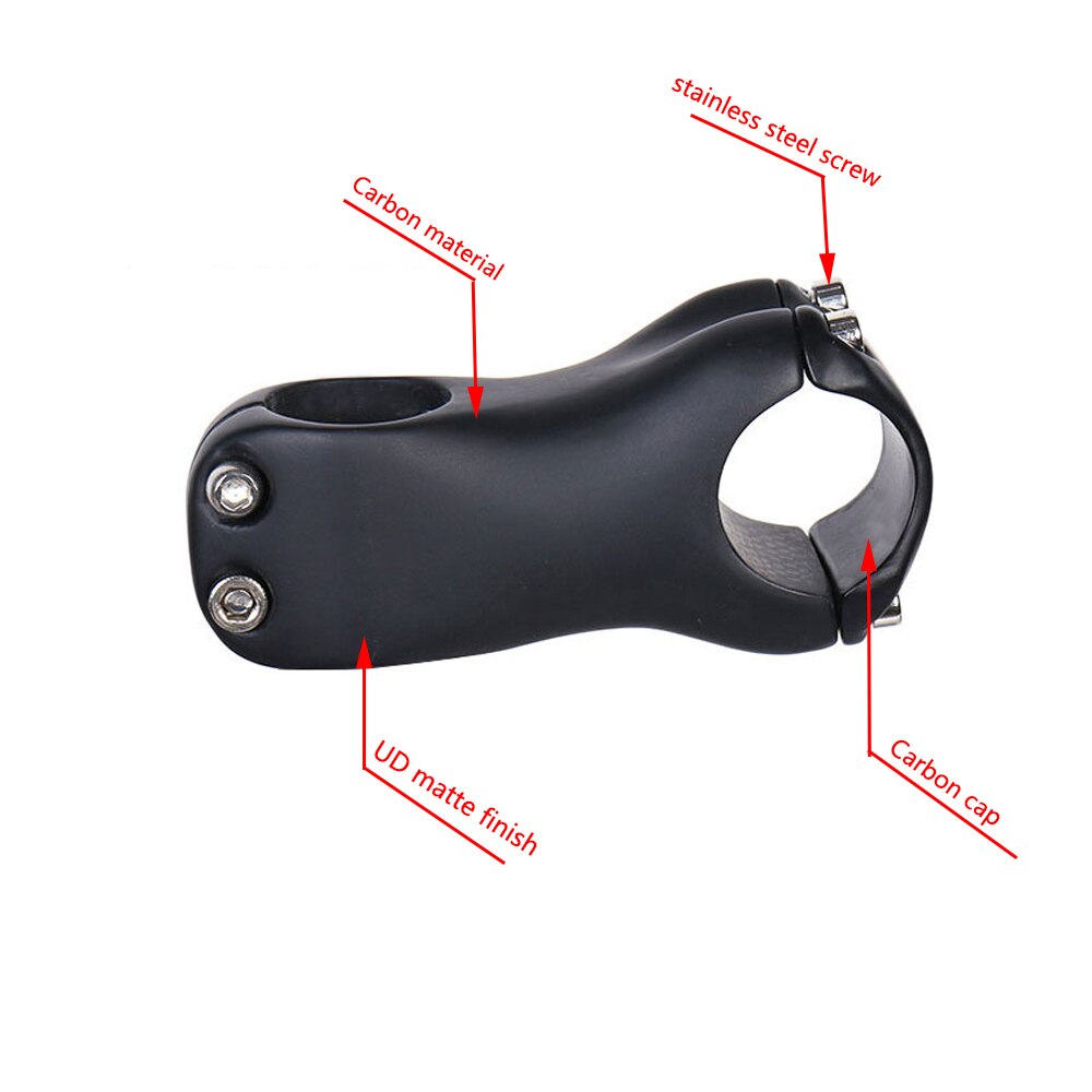 T800 Kohlenstoff MTB Fahrrad Vorbau 6/17 Grad 31,8 MM Kohlenstoff Rennrad Vorbau positiv und Negativ Radfahren Steigleitung Vorbau