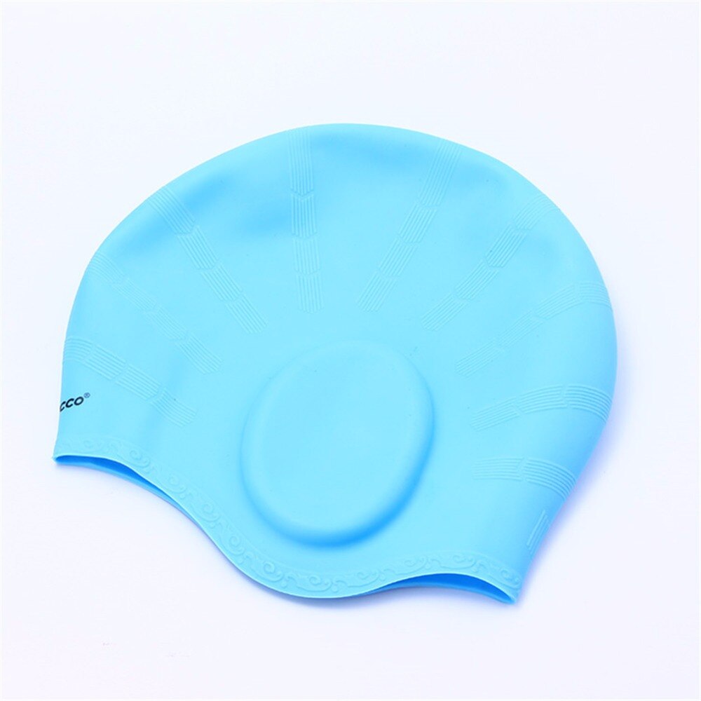 Man women high spandex large size swimming wear hat Adults Waterproof swimming caps silicone swimming hat Protect Ears