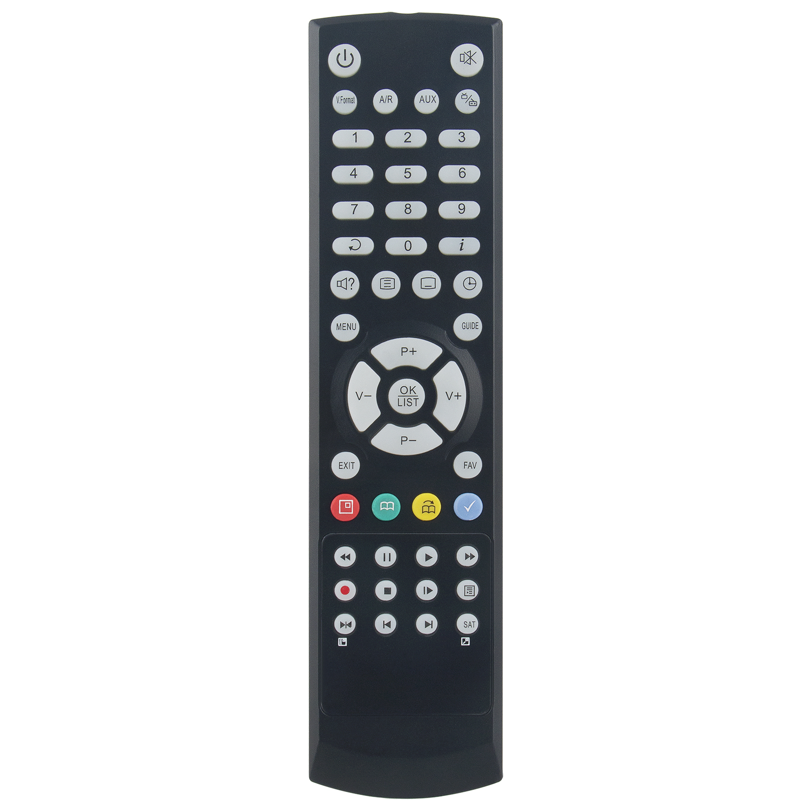 Vaihdettu kaukosäädin sopii topfield tv  tp501 trf 2400 trf 2460 trf 2470 trf -5000