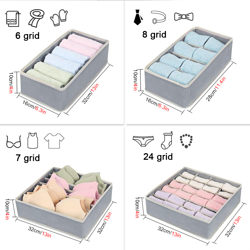 Cajón de armario para dormitorio, organizador de ropa interior, calcetines, sujetador, cajas de almacenamiento de ropa, armarios, ropa interior, calzoncillos, caja de almacenamiento para sujetador
