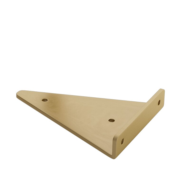1PC Triangle Wall Bracket Fixed Tray Shelf Wall Mounted Wood Metal Straight Bracket Household Hardware