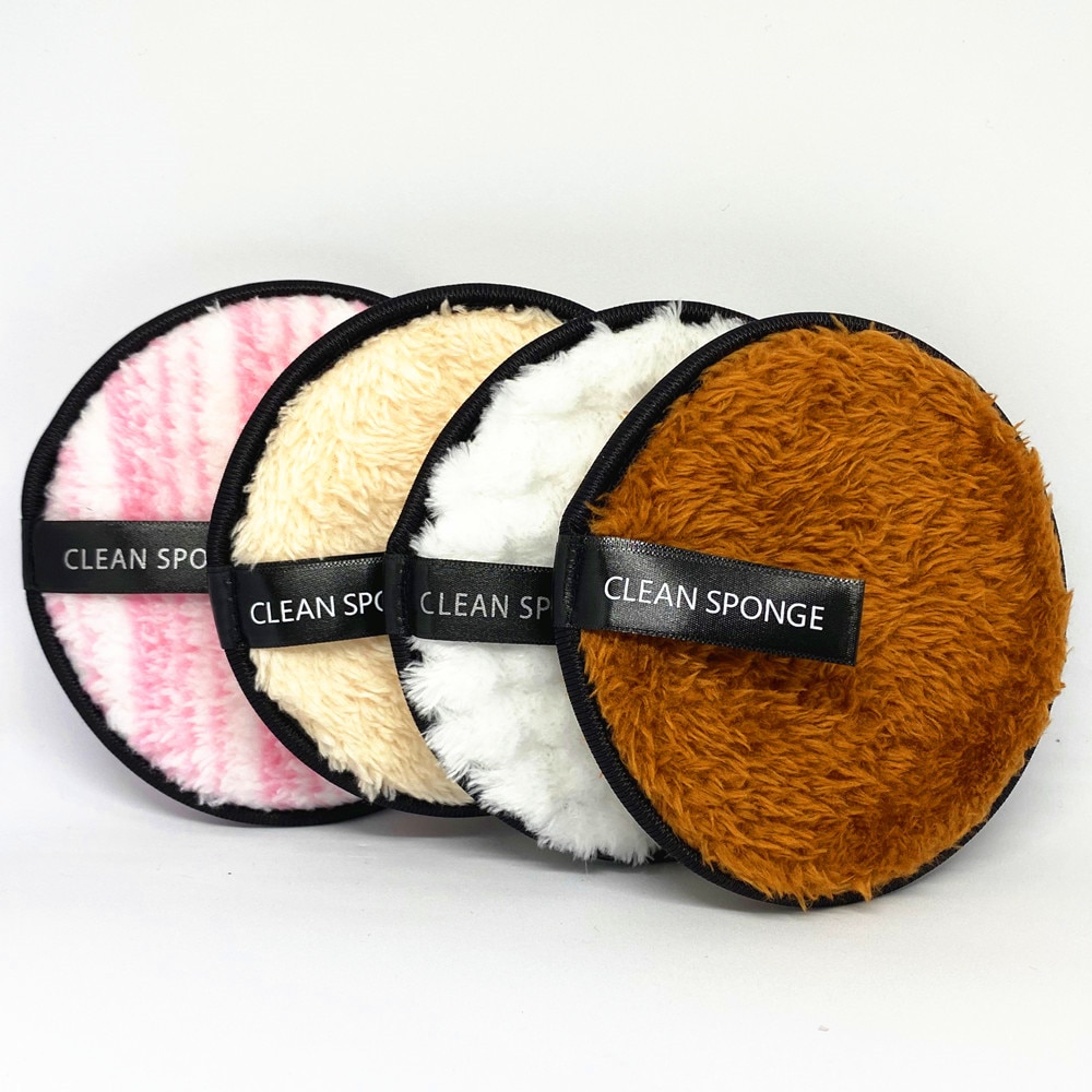 Wensoo doven rensning vask flagrende mikrofiberkludefjerner ansigtsrens håndklæde genanvendelig rensning makeup rengøring pust