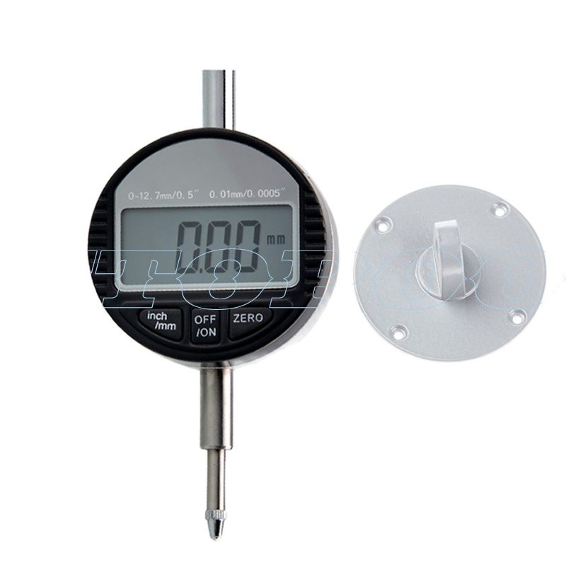 Micron digital indicator 0-12.7*0.001mm Digital Micrometer Metric/Inch Range 0-12.7mm/0.5" Dial Indicator Gauge With Retail Box