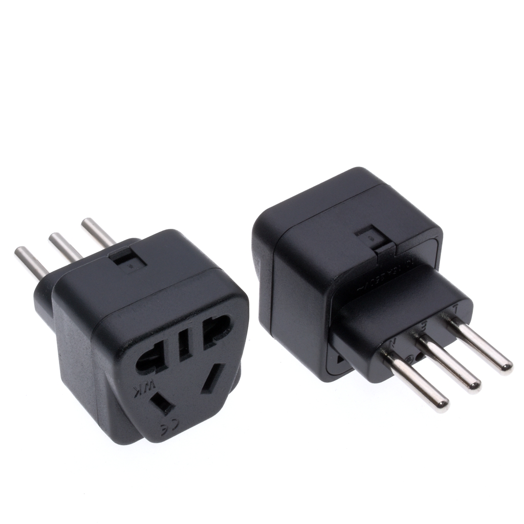 US EU Australia to Italy power plug Type L plug tr... – Grandado