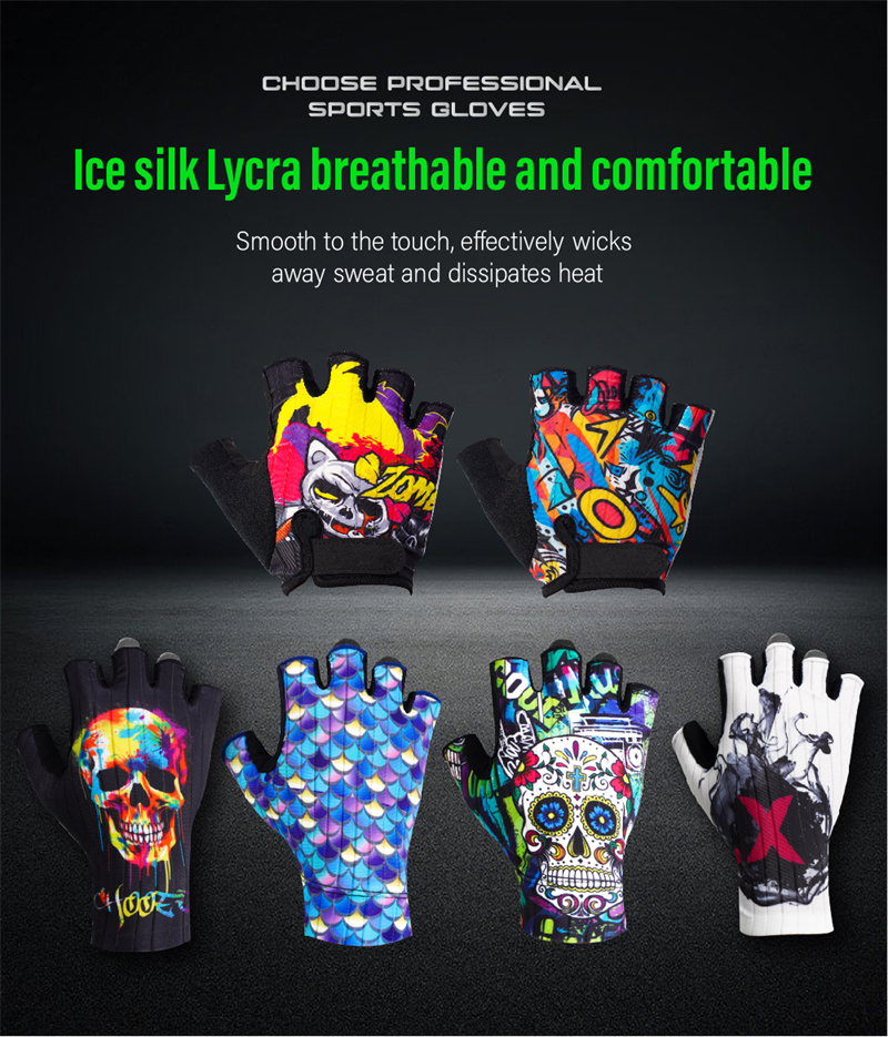 Guantes CNC, accesorios para bicicleta, guantes para Mtb, guantes de ciclismo de verano, guantes de medio dedo para bicicleta, traje deportivo para Fitness