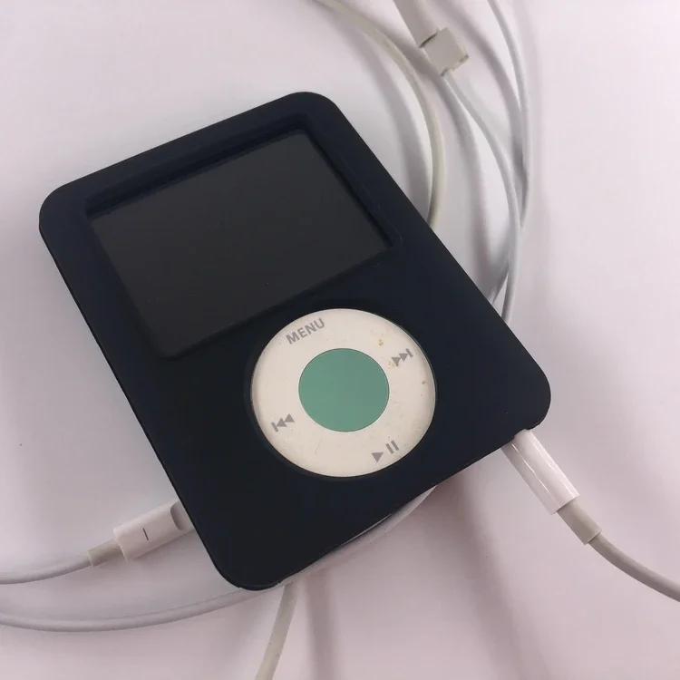 Soft Silicone Protective Sin Case Cover for iPod Nano 3 5 6 3rd 5th 6th: black