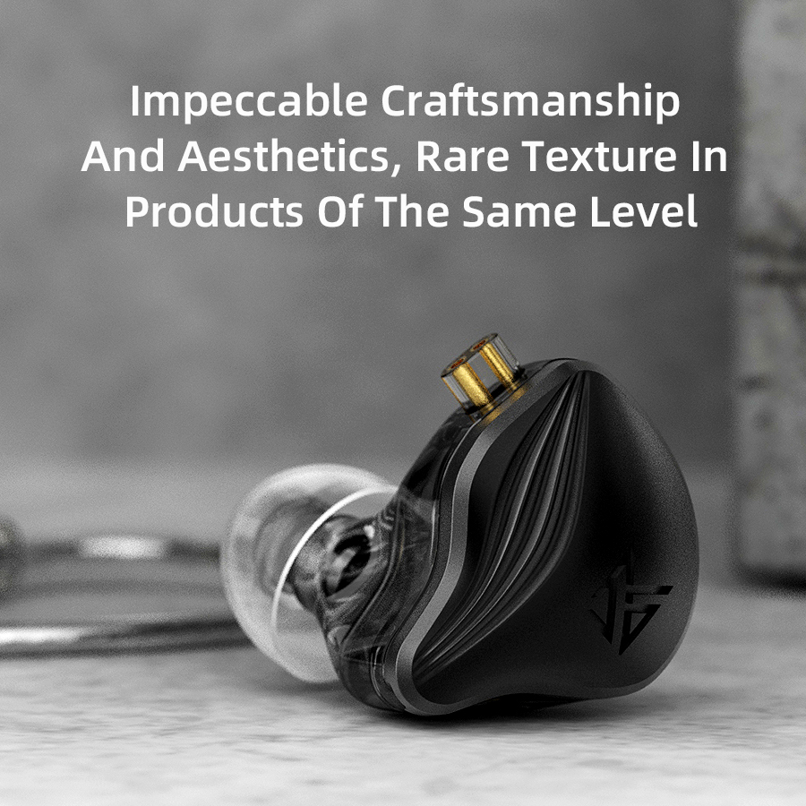 KZ ZEX Metal In-Ear Koptelefoon - Elektrostatische Dynamische Hi-Fi Stereo Bas Muziek Oordopjes met Mic