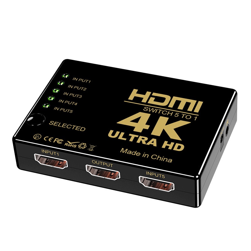 Factory Direct HDMI Switch 5 in 1 out 4K * 2K Switch hd Video SwitchHDMI Switch