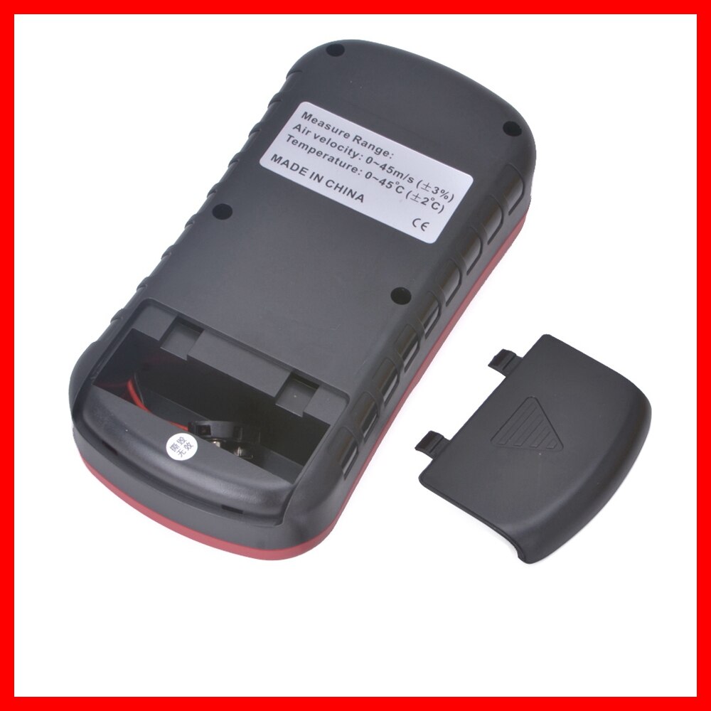 RZ Anemometer Wind Speed Gauge Temperature Measure Digital thermometer Handheld Measuring tool Anemometer