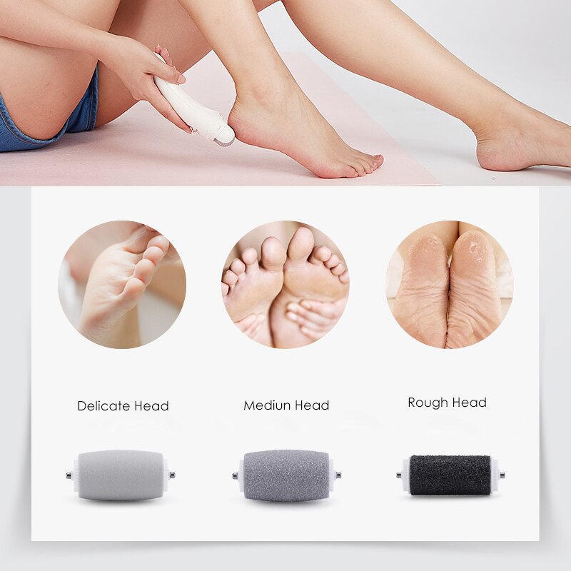 BCM-1138 Electric Callus Remover Roller Head Replacement Set