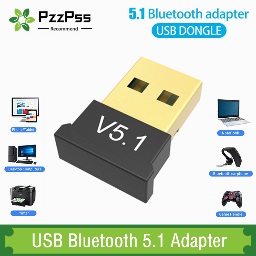 USB Bluetooth 5.1 Adapter Transmitter Receiver Bluetooth V5.1 Audio Bluetooth Dongle Wireless USB Adapter For PC Laptop Computer