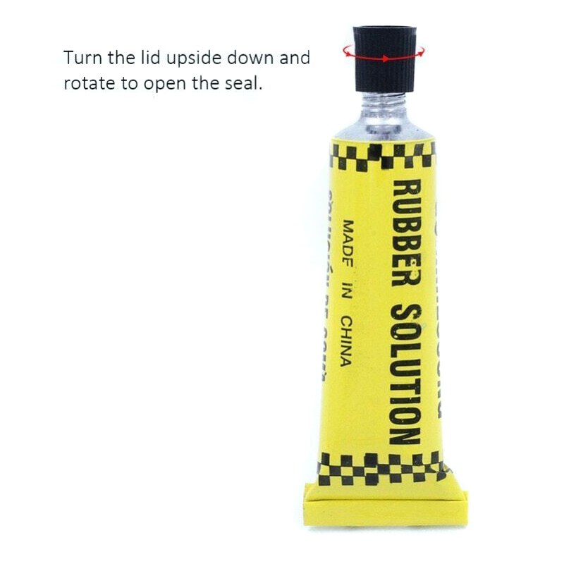 Pegamento de reparación de neumáticos de motocicleta, tubo interno de goma de cemento, parche frío, solución MJ, 10ml/10g