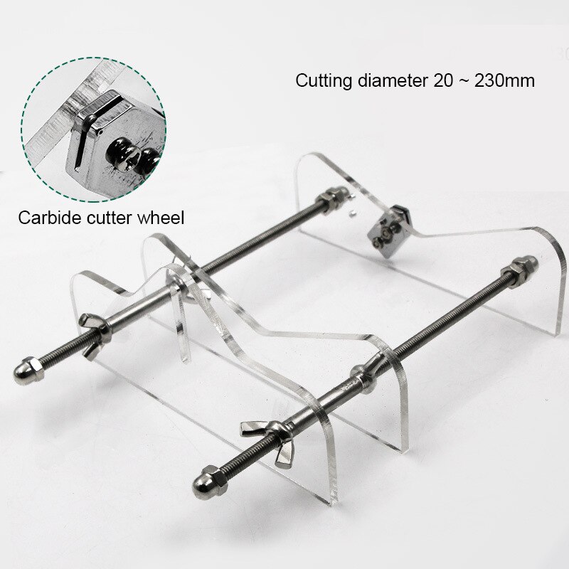 Glazen Fles Cutter Gereedschap Diy Handleiding Tool Voor Snijden Ronde Flessen Glas Cutter Tool Kit Snijden Diameter 20-230Mm