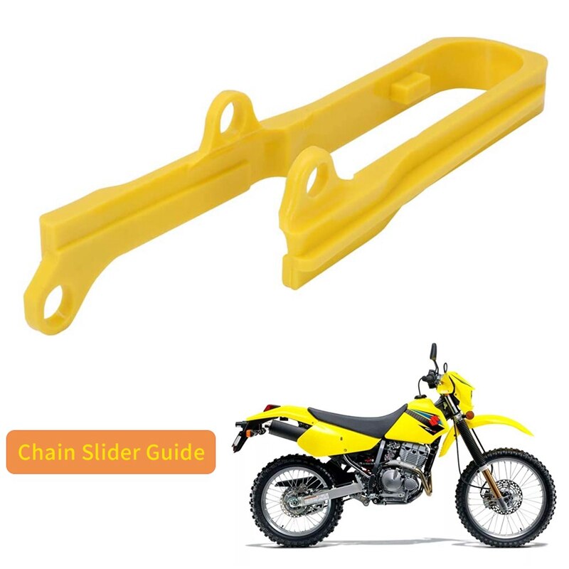 Motorcycle Chain Guide Slider Swingarm Protector for Suzuki DRZ400 DRZ400E DRZ400S 2000: YELLOW