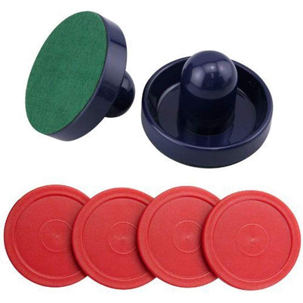 Palet de rechange pour Hockey sur gazon rouge, accessoires de fête pour enfants, jeu de Table en plastique, Mini jouets de divertissement: Black