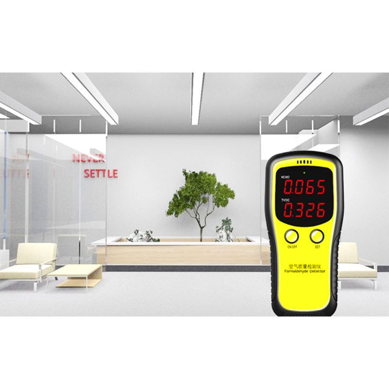 Draagbare LCD Digitale Dioxide Meter CO2 Monitor PM2.5 Luchtkwaliteit Formaldehyde Detector