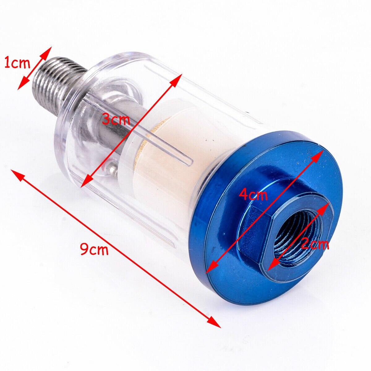 Spray maling verktøy olje-vann filter trykk olje vann separator bil forsyninger inline 1/4 '' luft