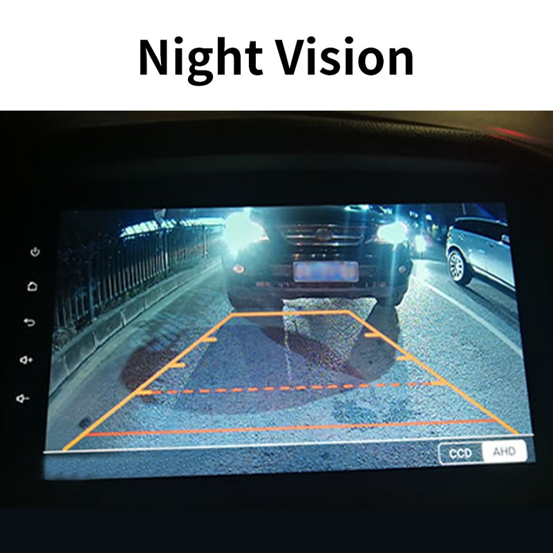 Hippcron Car Rear View Camera Night Vision For Auto Parking Monitor Waterproof 170 Degree Angle AHD Video