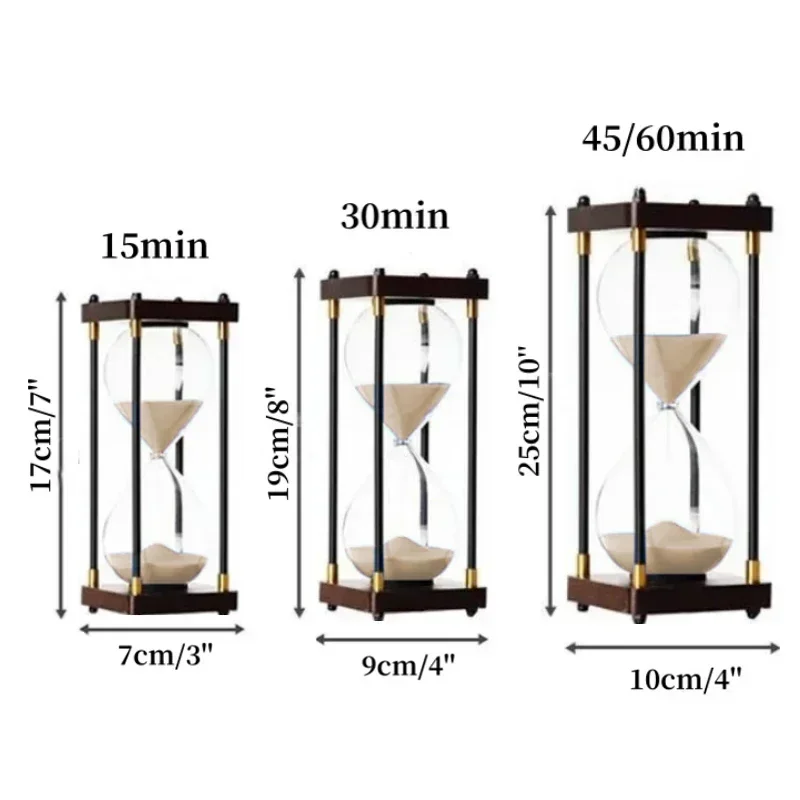 15/30/45/60 minuter retro timglas lyxigt arbetsrum vardagsrumsdekoration kontor dekompression ornament hem konst och hantverk