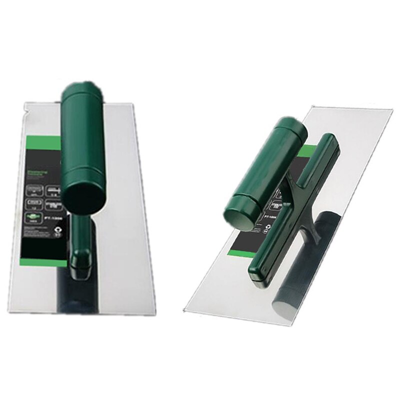 Stainless Steel Bricklaying Cement Scraper Construction Plastering Tool with Plastic Handle