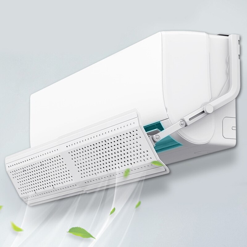 Adjustable Air Conditioner Cover Windshield Air Conditioning Deflector Baffle Shield Wind Guide Anti-Windshield: Default Title