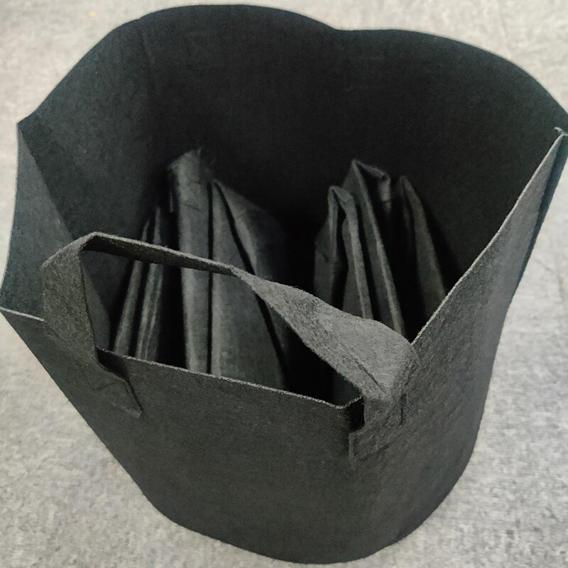 Vilt Bloempot Stof Grow Bag Tuinieren Groente Groeiende Planter Tuin Planten Pot 1/2/3/5/7/10/15/20/25/30/40/50 Gallon