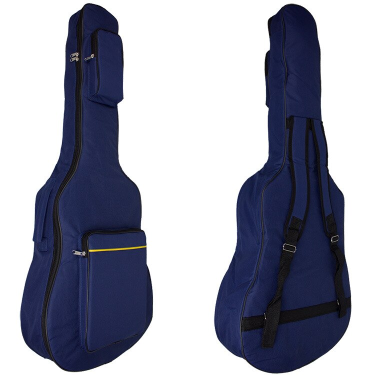 Scione 41 Zoll Gitarre fallen Wasserdichte Gitarre Tasche Rucksack 600D Oxford Akustische Volk Gitarre Soloauftritt Tasche Abdeckung Mit Schulter Riemen: Blau