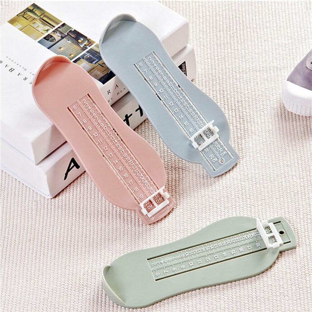 5 Colors Kid Infant Foot Measure Gauge Shoes Size Measuring Ruler Tool Available ABS Baby Car Adjustable Range 0-20cm size