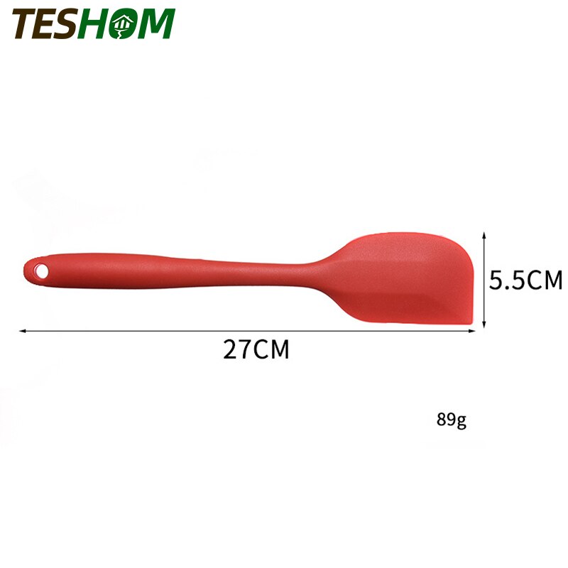 Teshom Siliconen Spatel, Bakken Schraper Voor Taart Decoreren, 10.6Inch Big Size Bakken Tools