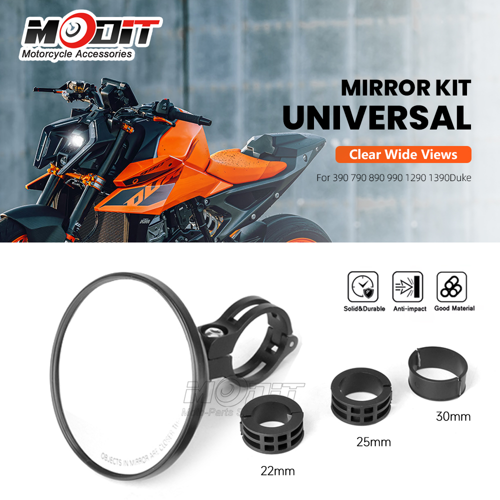 Motorfiets Spiegels Voor 390 790 890 990 1290 1390 2024 Dodehoekspiegel groothoek Stuur Zijspiegels