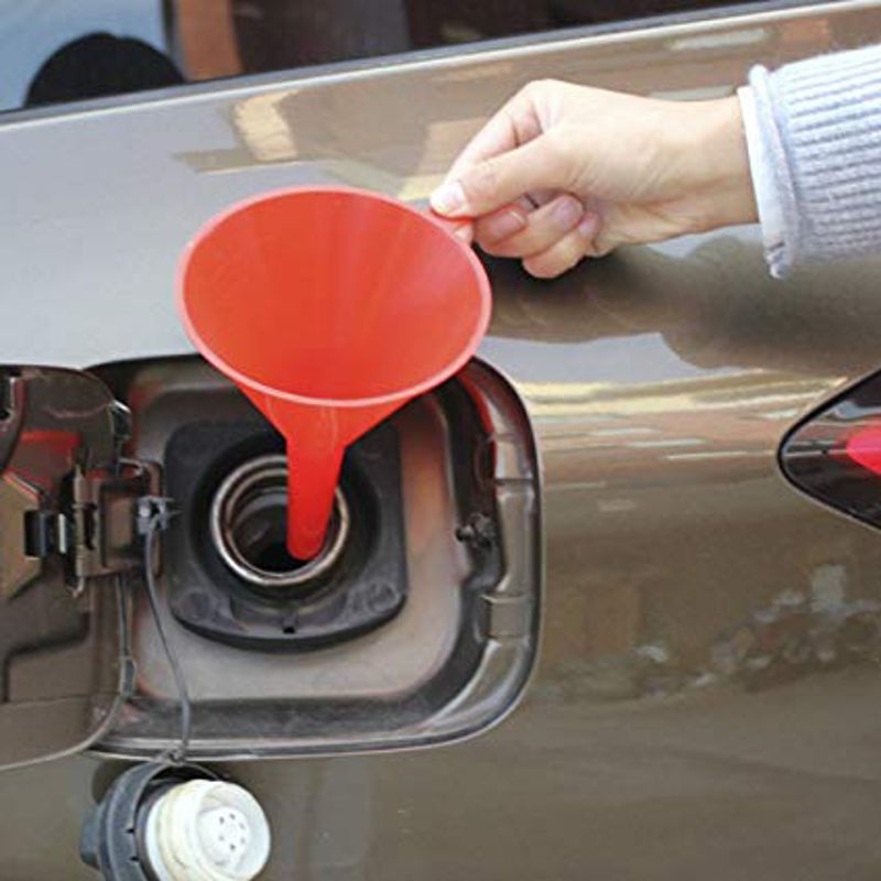 Embudo pequeño de repostaje para coches 4 Uds. 4 Uds. Aditivo de aceite para motor de gasolina, máquina agrícola para motocicletas, uso práctico, relleno antifugas