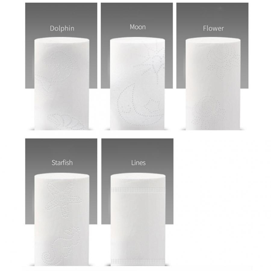 4 Layers Thickened Wood Pulp Disposable Soft Tissue Toilet Paper for Hotel Home Restaurant Toilet Tissue Holder Roll Papers