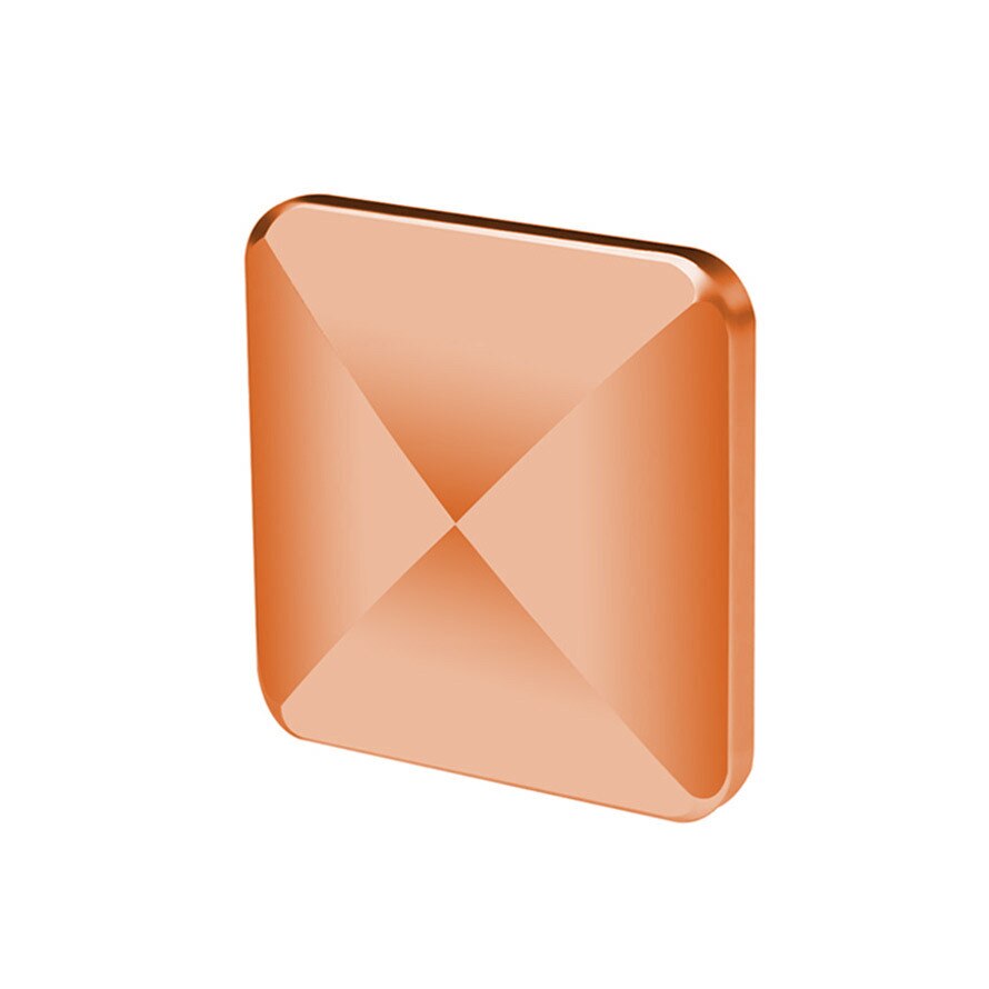 Desktop Flipo Flip Decompression Artifact Fingertip Flip Toy Spinning Top: Quadrilateral orange