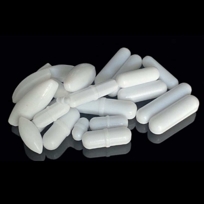 7pcs/Pack Mixed Size Stir Bar PTFE Magnetic Stir Bar Laboratory Teaching Equipment and Supplies