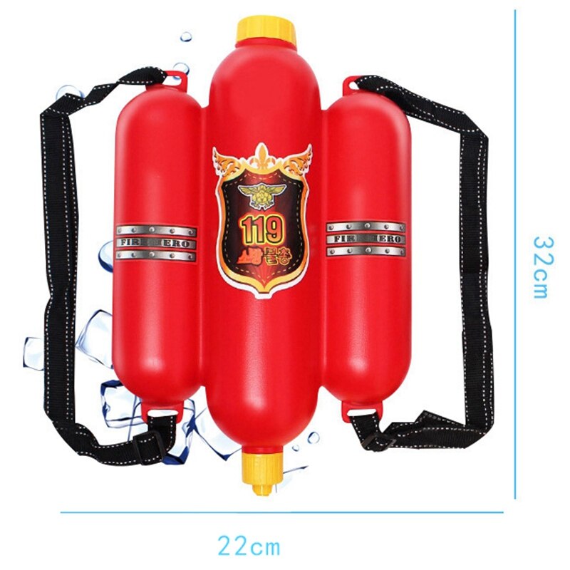 Feuerwehrmann Spielzeug Wasser Spritzgerät Rucksack für freundlicher freundlicher Sommer Spielzeug Party Favors