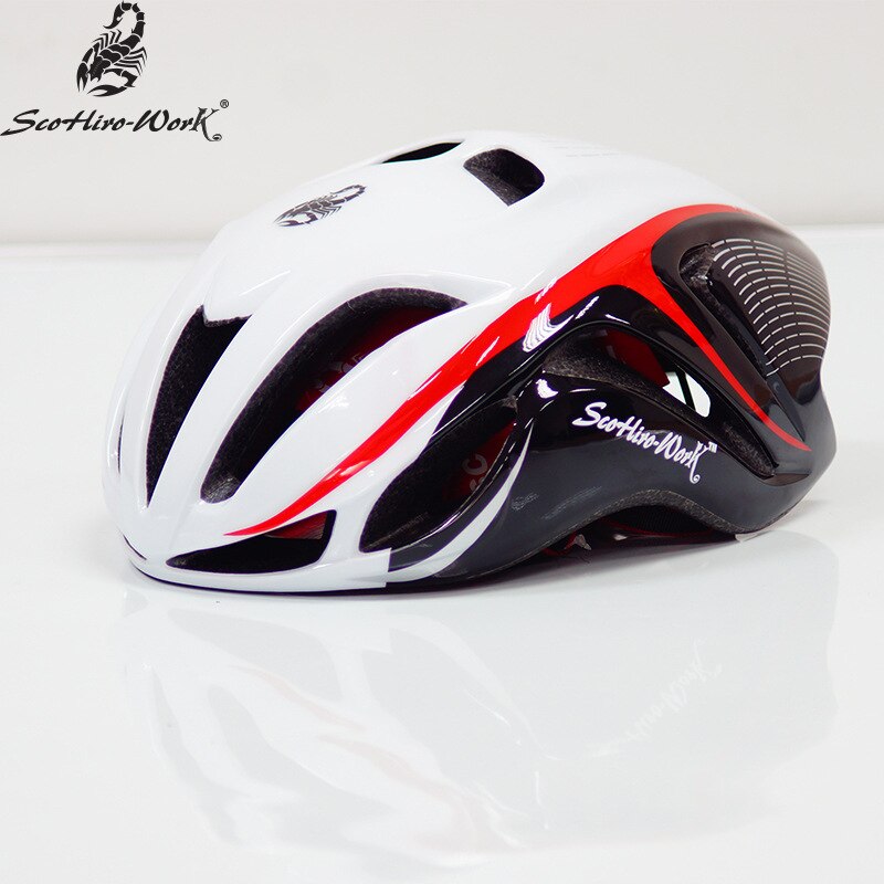 SCOHIRO WORK tt Triathlon caschi da ciclismo ultraleggero road racing bike protezione per adulti aero casco da bicicletta attrezzature donna uomo
