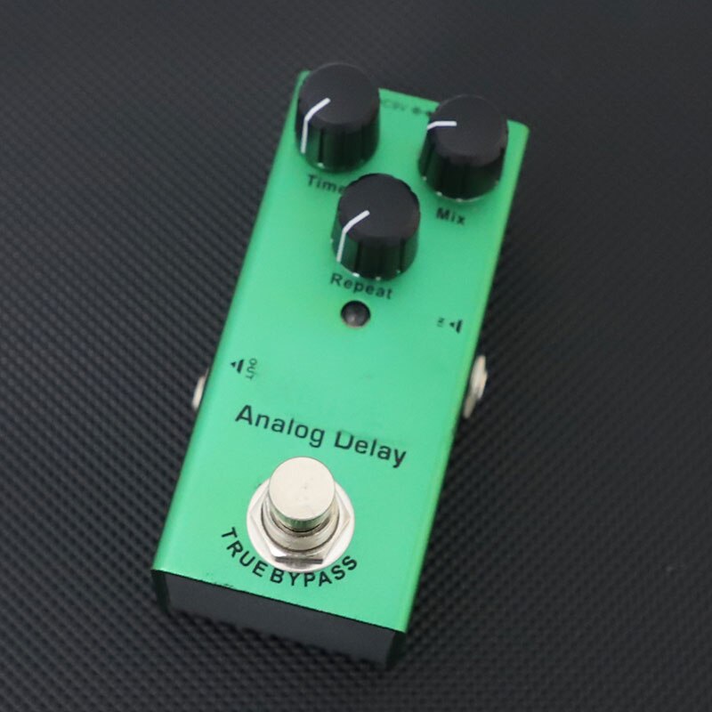 Pedale effetto chitarra elettrica portatile Overdrive fase di distorsione Chorus analogico ritardo digitale accessori per chitarra True Bypass: Analog Delay