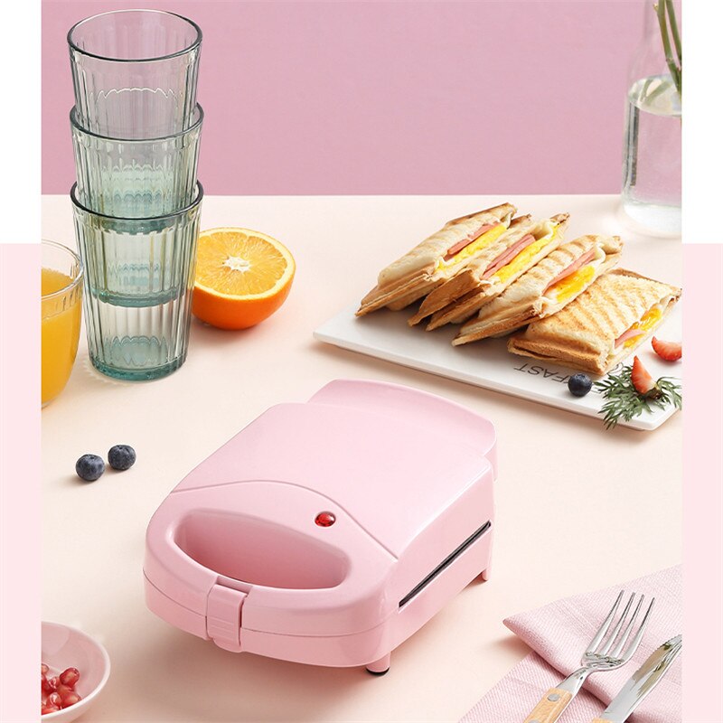 Wielofunkcyjny elektryczny opiekacz robić kanapek urządzenie śniadaniowe piec robić jajek i ciast sandalhera elektryczny Toster 650W