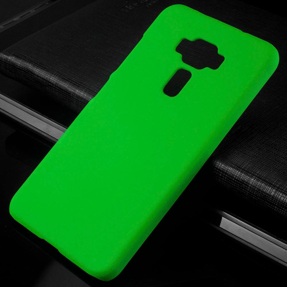 Matte Plastic Coque Cover 5.2For Asus Zenfone 3 Ze520Kl Case For Asus Zenfone 3 Ze520Kl Phone Back Coque Cover Case: Green