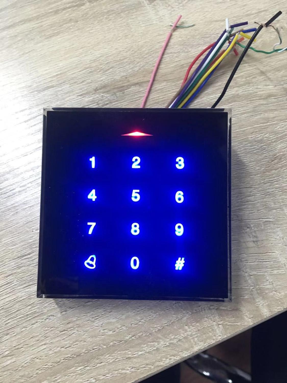 Backlight Touch Access Controler 125khz RFID Card Access Control keypad EM card reader Door Lock opener wiegand 26 output: T8