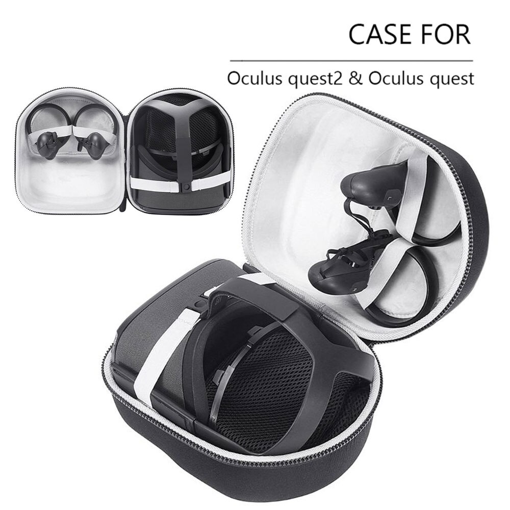 For Oculus Quest 2 Portable Storage Bag VR Headset Shockproof Virtual Reality Travel Carrying Case for Quest/Quest 2 Accessories