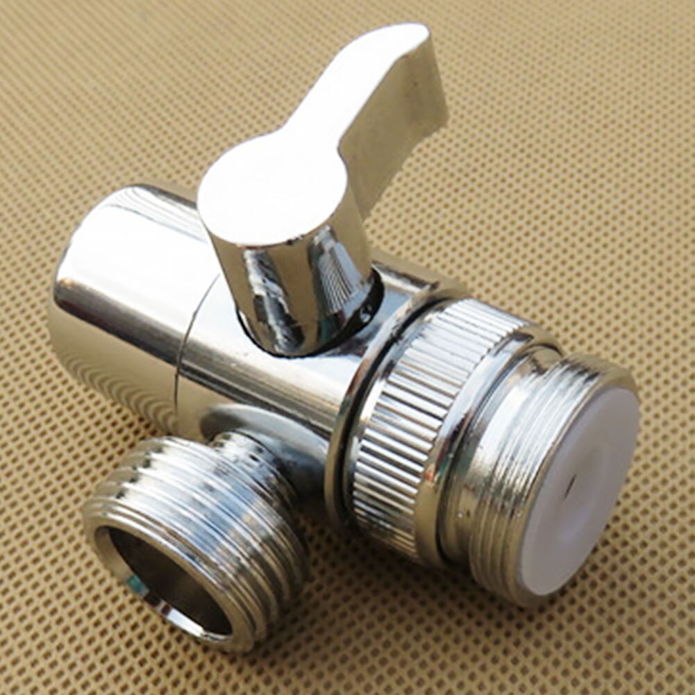 Faucet Valve Diverter Sink Valve Water Tap Faucet Splitter Adapter Home Bathroom Brass Kitchen Diverter