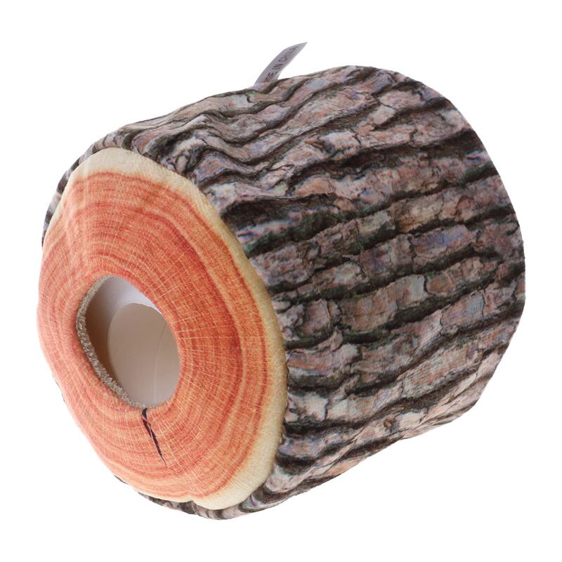 Tissue Boxes Napkin Tissue Box Imitation Tree Bark Storage Holder Case Paper Cover House Tissue Boxes Kitchen Storage Tool