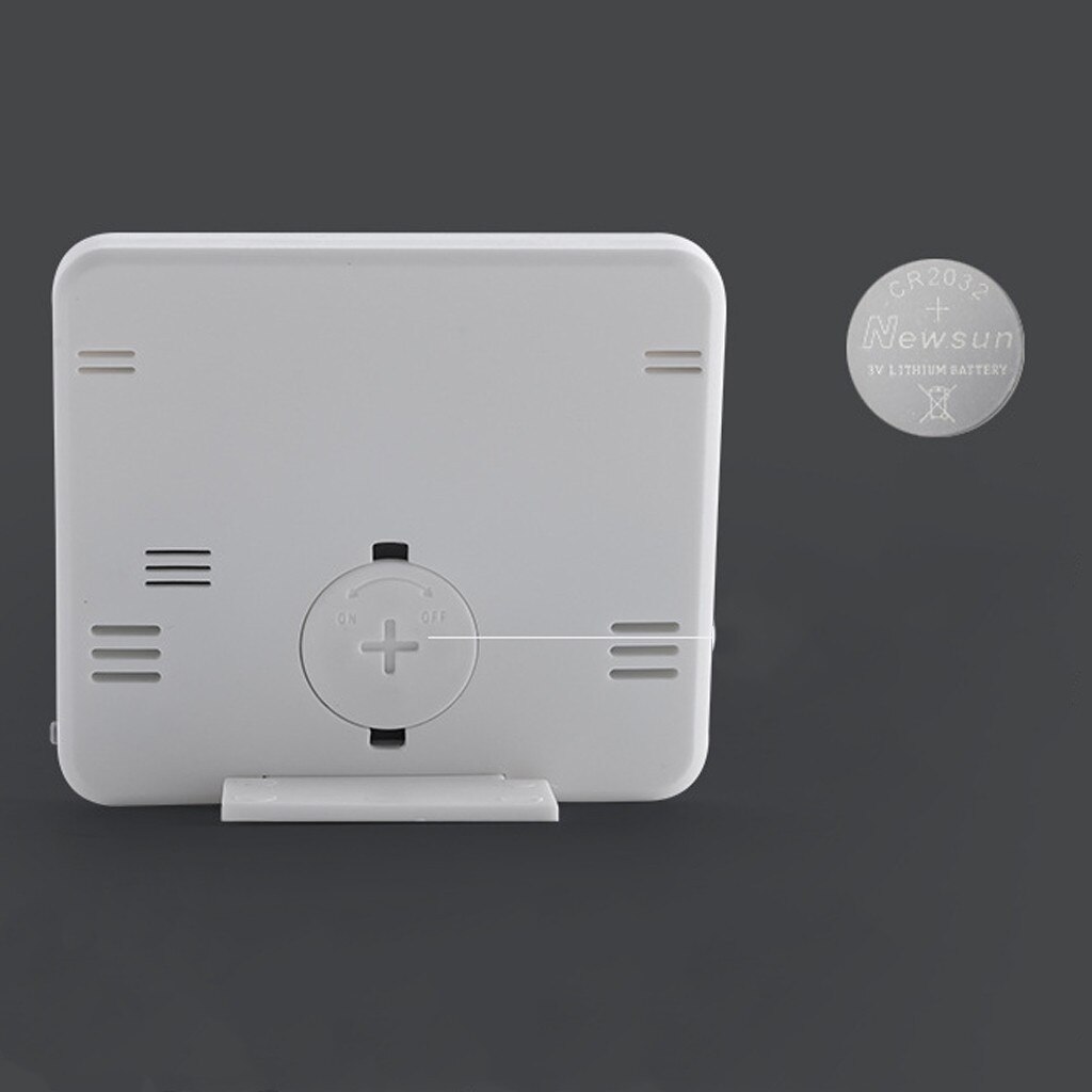 Digital LCD Thermometer Hygrometer Humidity Meter Room Indoor Temperature Clock Thermometer Hygrometer Gauge Fridge Thermometers