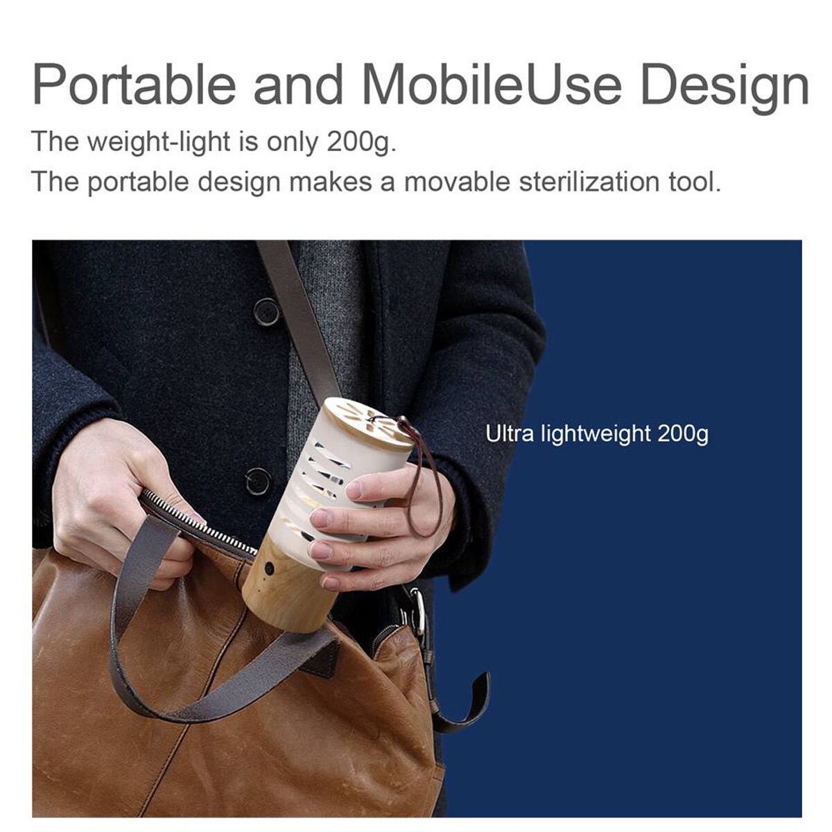 2.5W UVC Germicidal Lamp Ozone Influenza Sterilizer Lamp Kill Dust Mite Eliminator UV Light Home Hospital Car Office