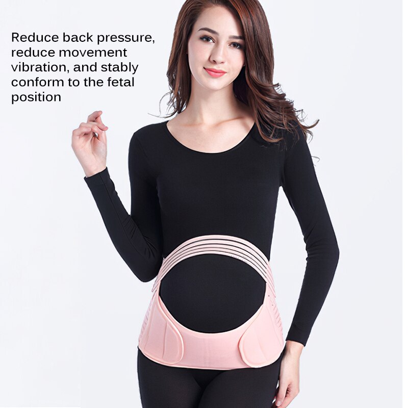 Stretchable Pregnancy Belt Pregnant Women Belts Maternity Belly Bands Abdomen Support Belly Band Back Brace Prenatal Protector L